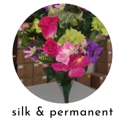 silk flowers